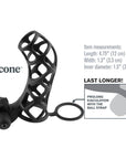 Fantasy Xtensions Silicone Extreme Power Vibrating Cock Cage - Rapture Works