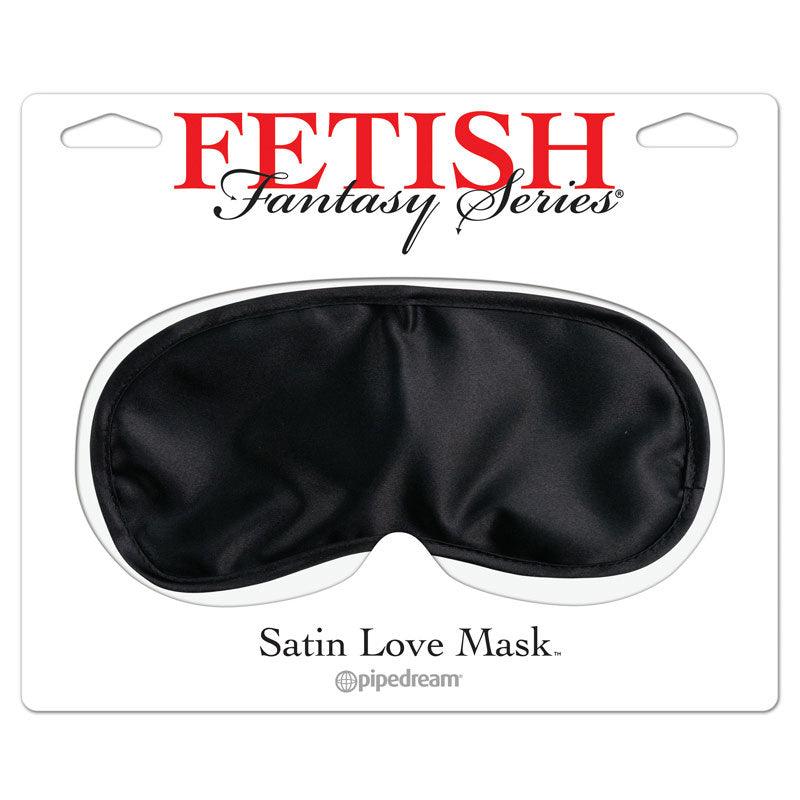 Fetish Fantasy Series Satin Love Mask Black - Rapture Works