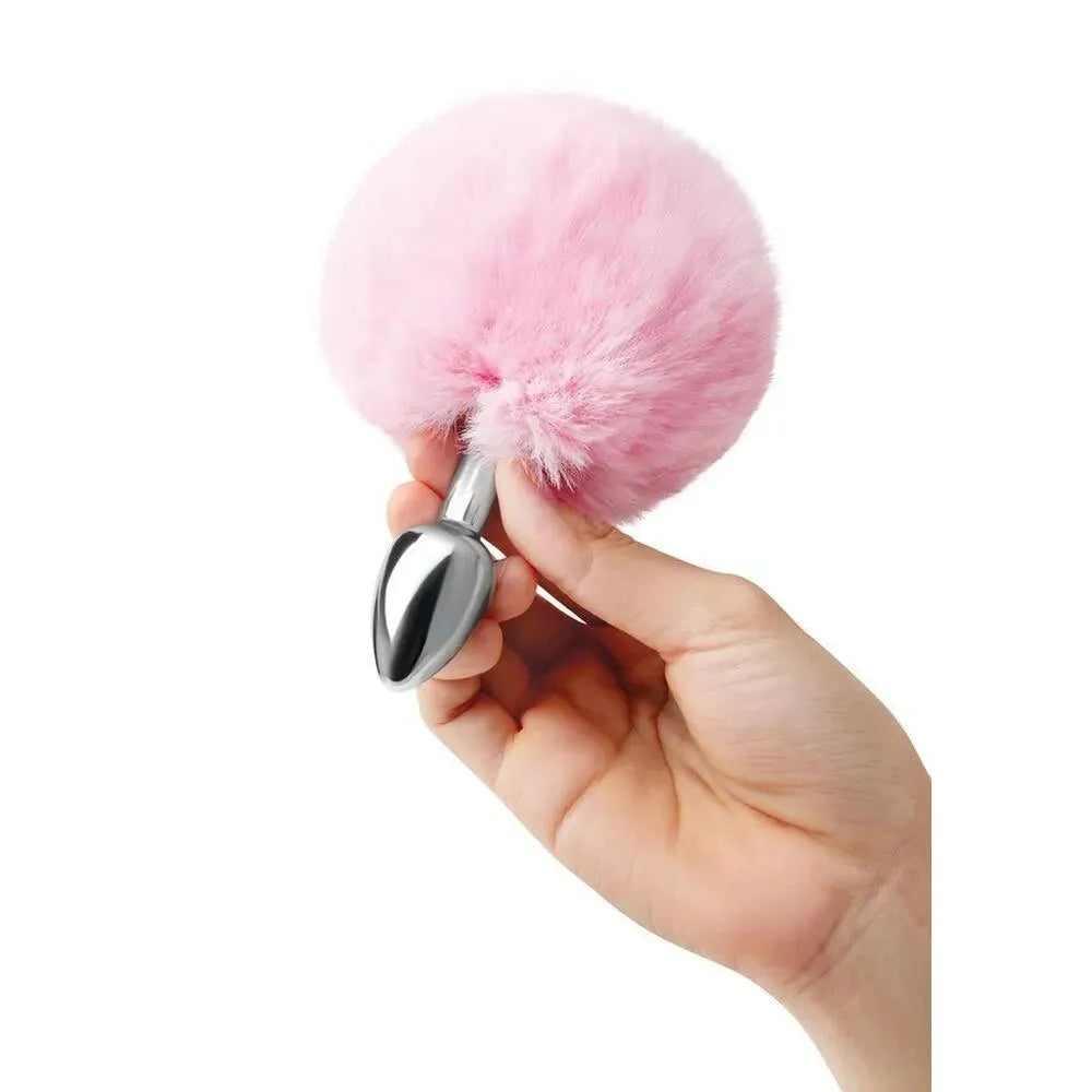 Furry Tales Pink Bunny Tail Butt Plug - Rapture Works