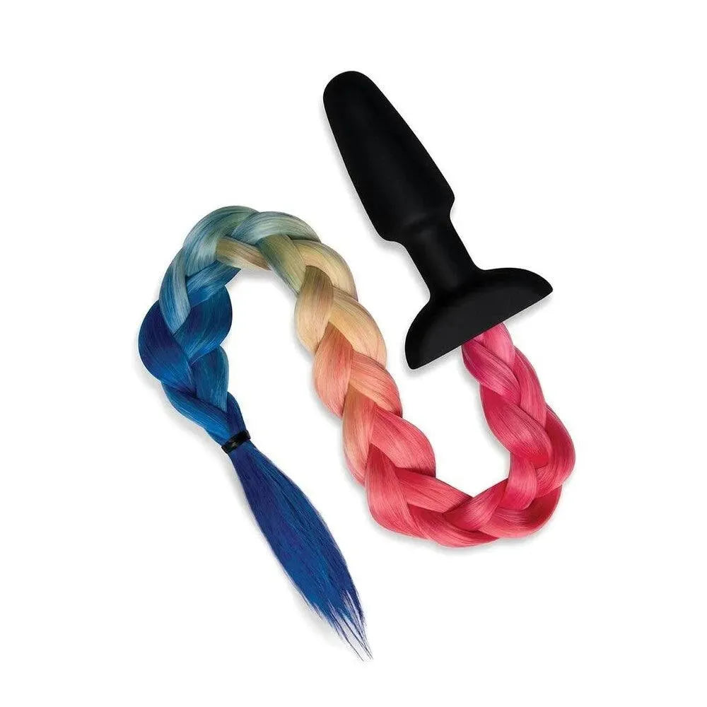 Furry Tales Rainbow Tail Butt Plug - Rapture Works