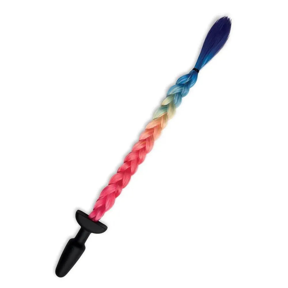 Furry Tales Rainbow Tail Butt Plug - Rapture Works