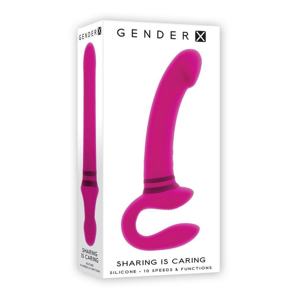 Gender X Sharing Is Caring Rechargeable Silicone Dual Vibrator - Rapture Works