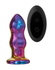 Glamour Glass Remote Control Curved Butt Plug - Rapture Works