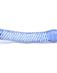 Glass Dildo With Blue Spiral Design - Rapture Works