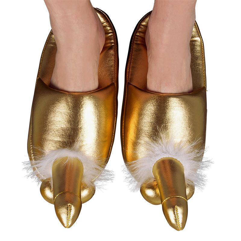 Golden Penis Slippers - Rapture Works