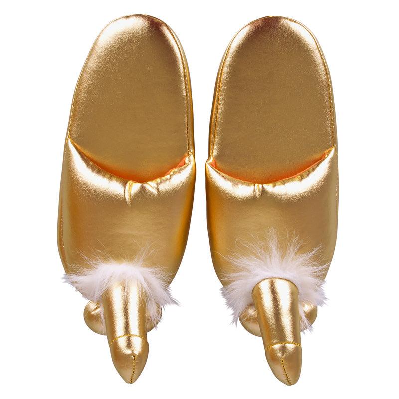 Golden Penis Slippers - Rapture Works