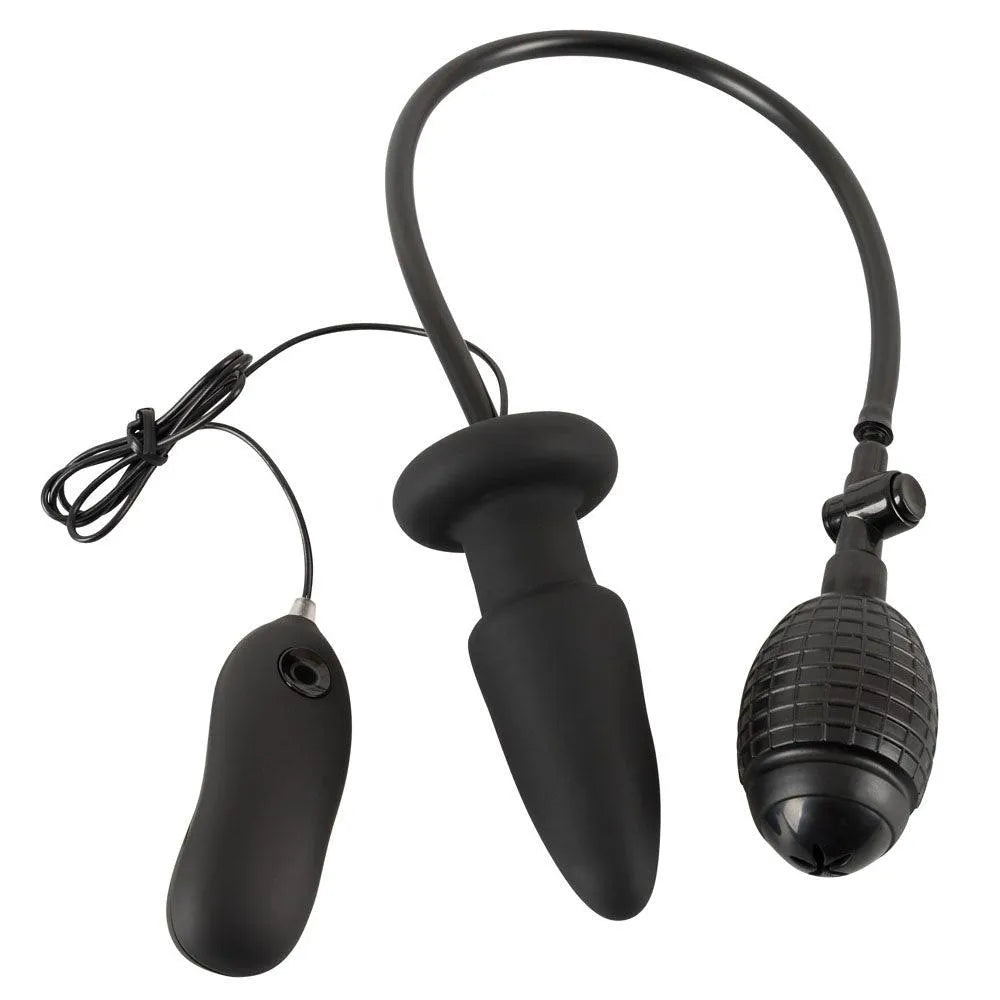 Inflatable And Vibrating Silicone Butt Plug - Rapture Works