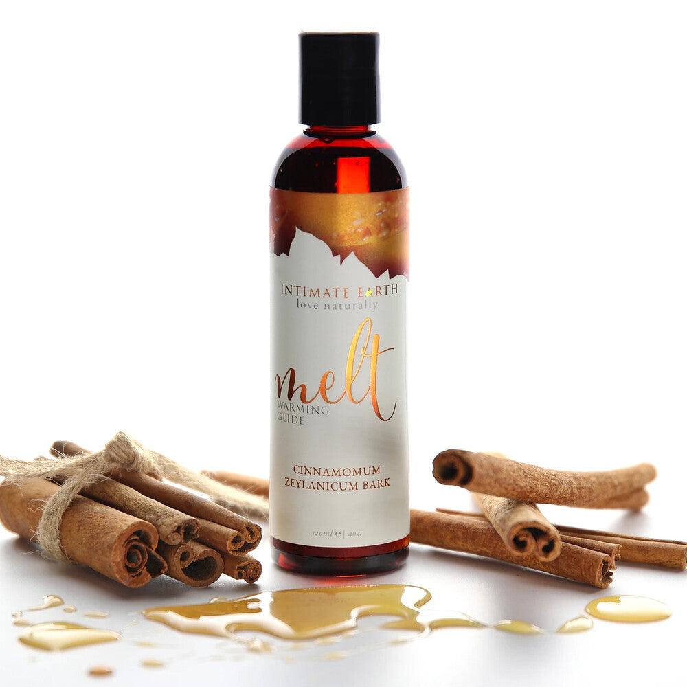 Intimate Earth Melt Warming Cinnamon Cassia Bark 120ml - Rapture Works