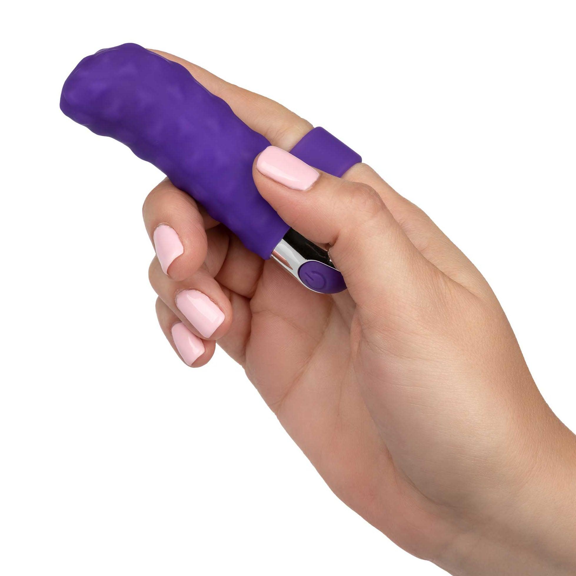 Intimate Play Purple Rechargeable Finger Teaser - Rapture Works