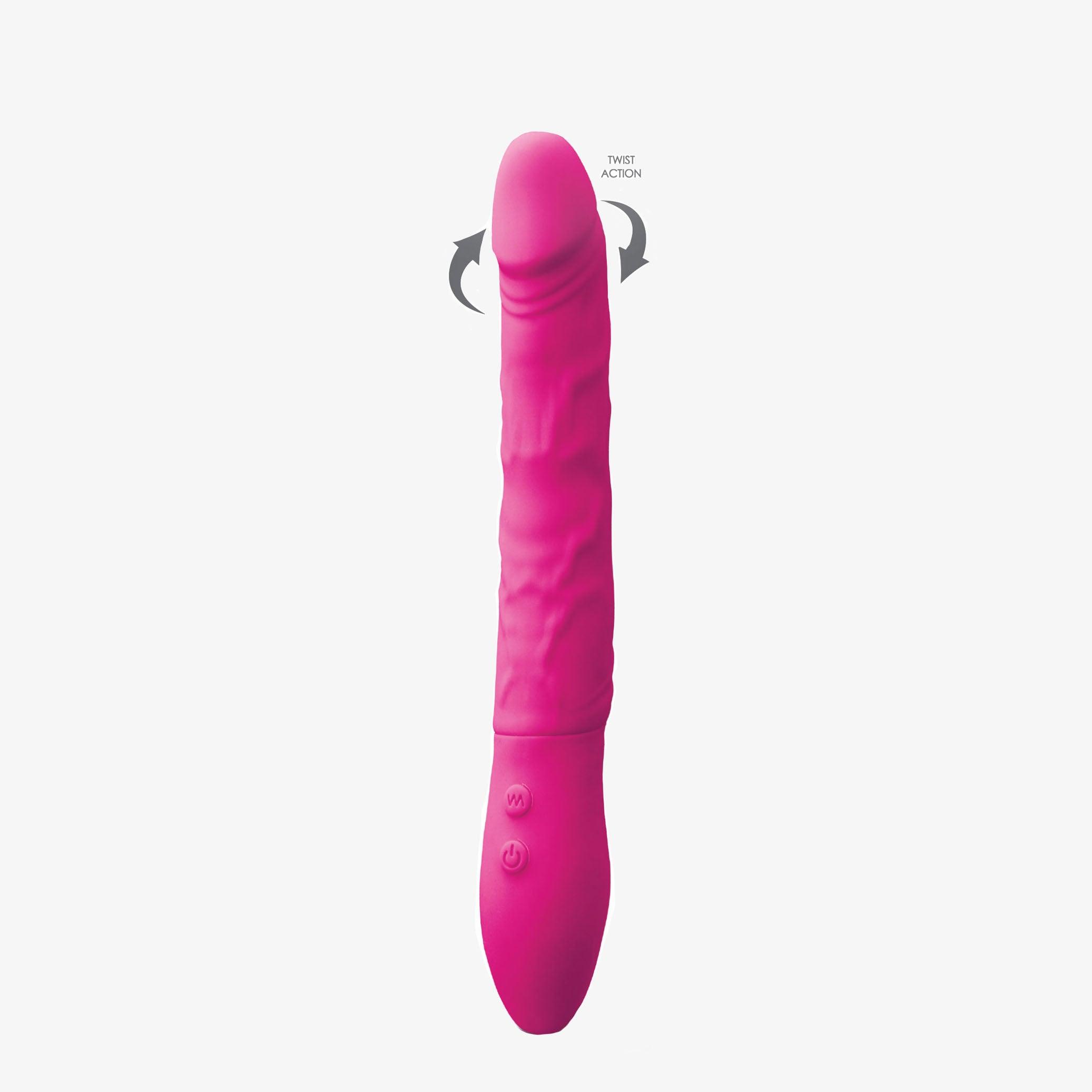 Inya Rechargeable Petite Twister Vibe Pink - Rapture Works