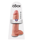 King Cock 12 Inch Cock Dildo With Balls - Rapture Works