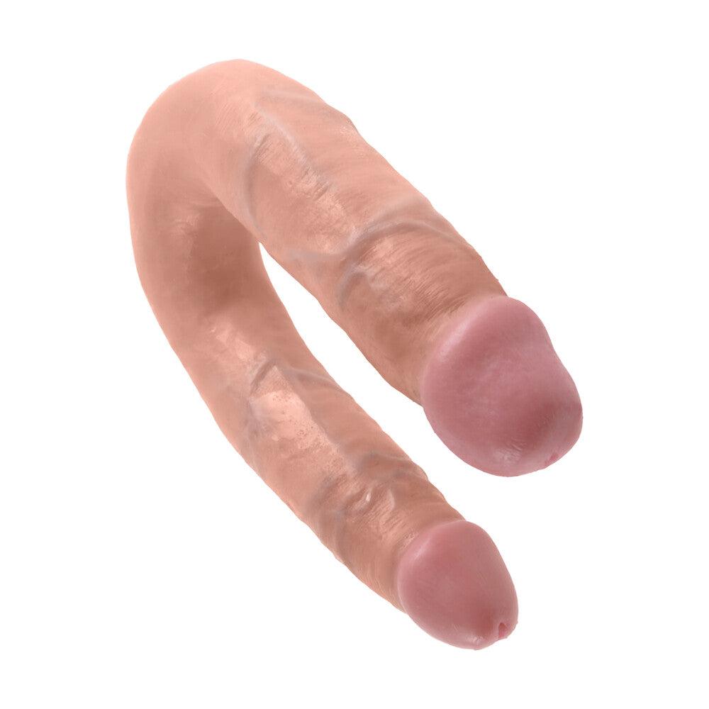 King Cock Medium Double Trouble Flesh Dildo - Rapture Works