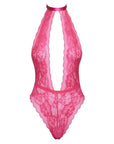 Kissable Halterneck Lace Body Pink - Rapture Works