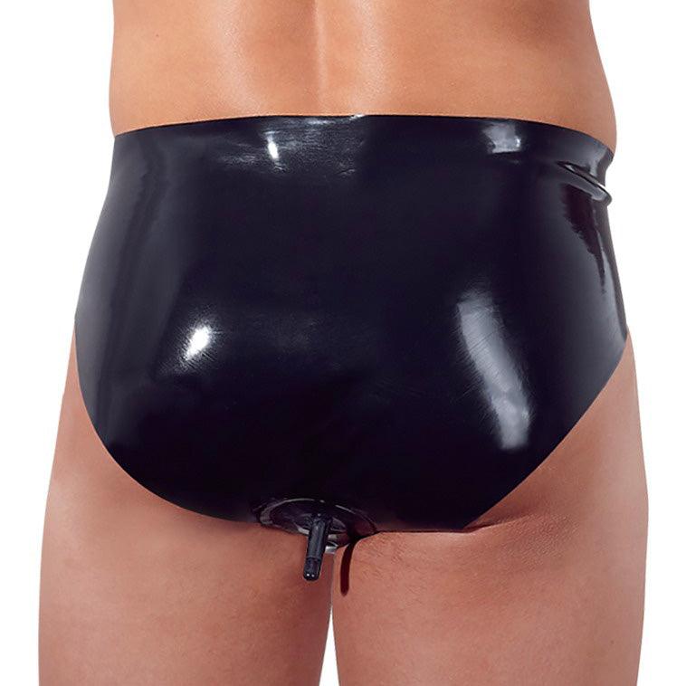 LateX Briefs with Anal Plug - Rapture Works