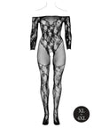 Le Desir Bodystocking With Off Shoulder Long Sleeves - Rapture Works