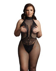 Le Desir Fishnet And Lace Bodystocking UK 14 to 20 - Rapture Works