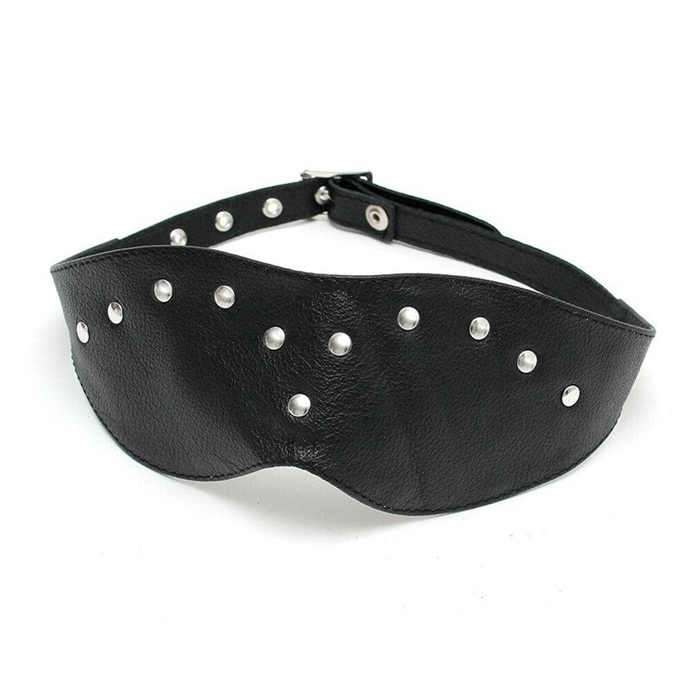 Leather Blindfold Mask - Rapture Works