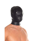 Leather Full Face Mask With Detachable Blinkers - Rapture Works