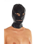 Leather Full Face Mask With Detachable Blinkers - Rapture Works