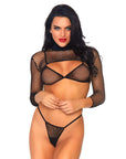 Leg Avenue Net Top, Thong And Bra UK 8 to 14 - Rapture Works