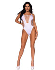 Leg Avenue Racer Back Thong Body White UK 6 to 12 - Rapture Works