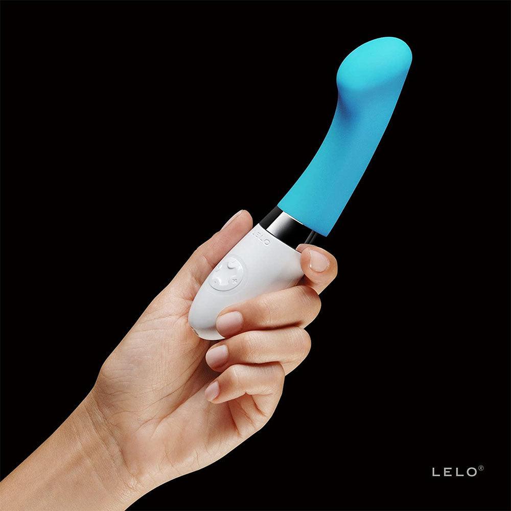 Lelo Gigi 2 Turquoise Blue G-Spot Vibrator - Rapture Works