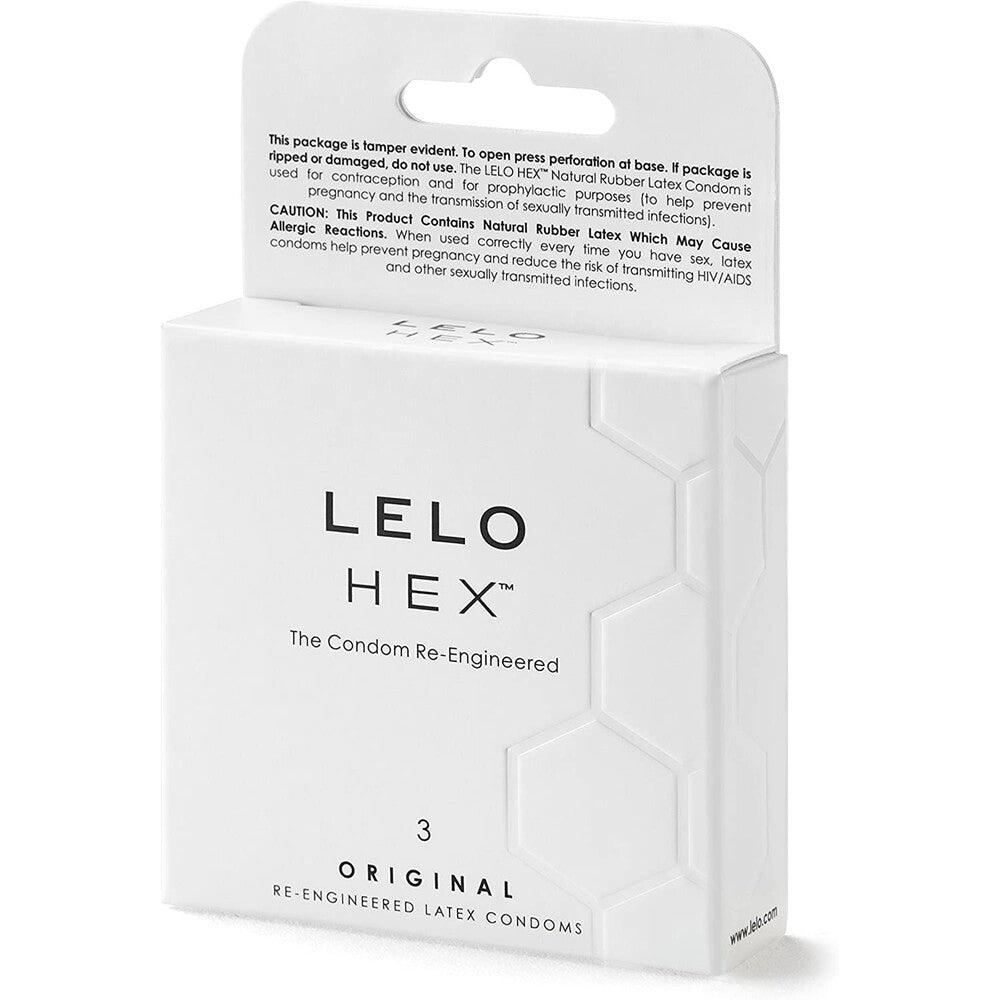 Lelo Hex Original Condoms 3 Pack - Rapture Works