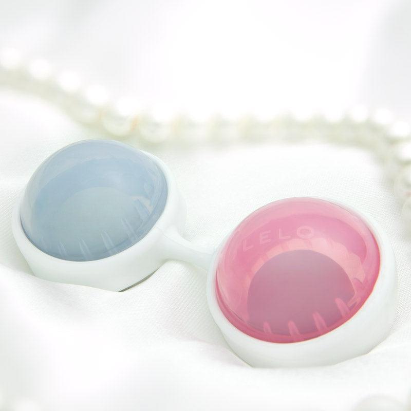 Lelo Luna Beads Mini Pink And Blue - Rapture Works