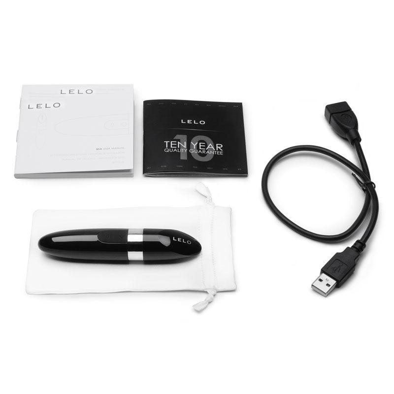 Lelo Mia 2 Lipstick Vibrator Black - Rapture Works