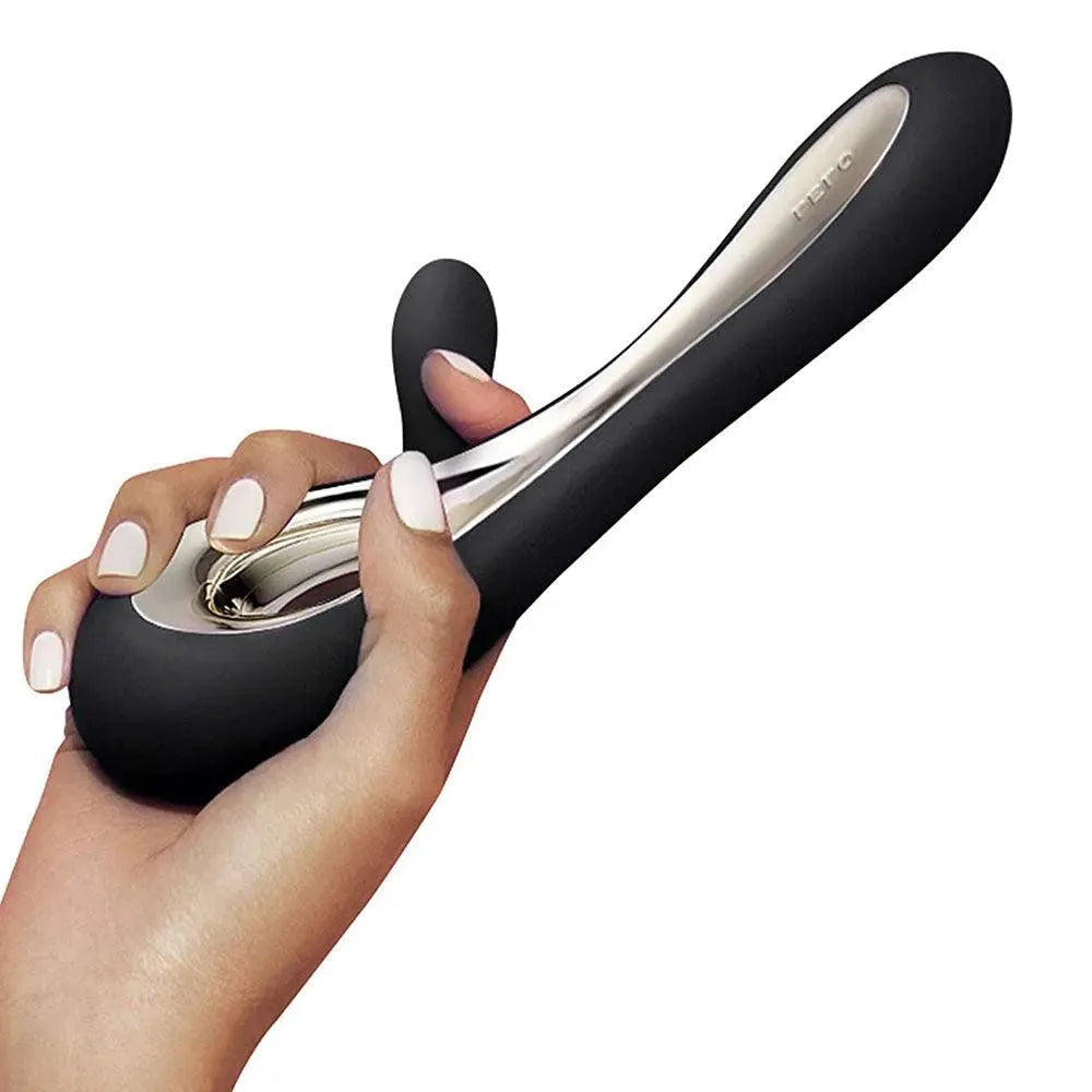 Lelo Soraya 2 Dual Rabbit Vibrator Black - Rapture Works
