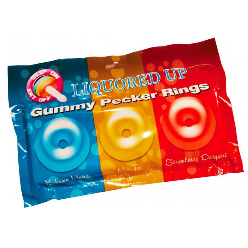 Liquored Up Gummy Pecker Cock Rings - Rapture Works