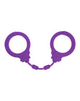 Lola Party Hard Suppression Silicone Handcuffs Purple - Rapture Works