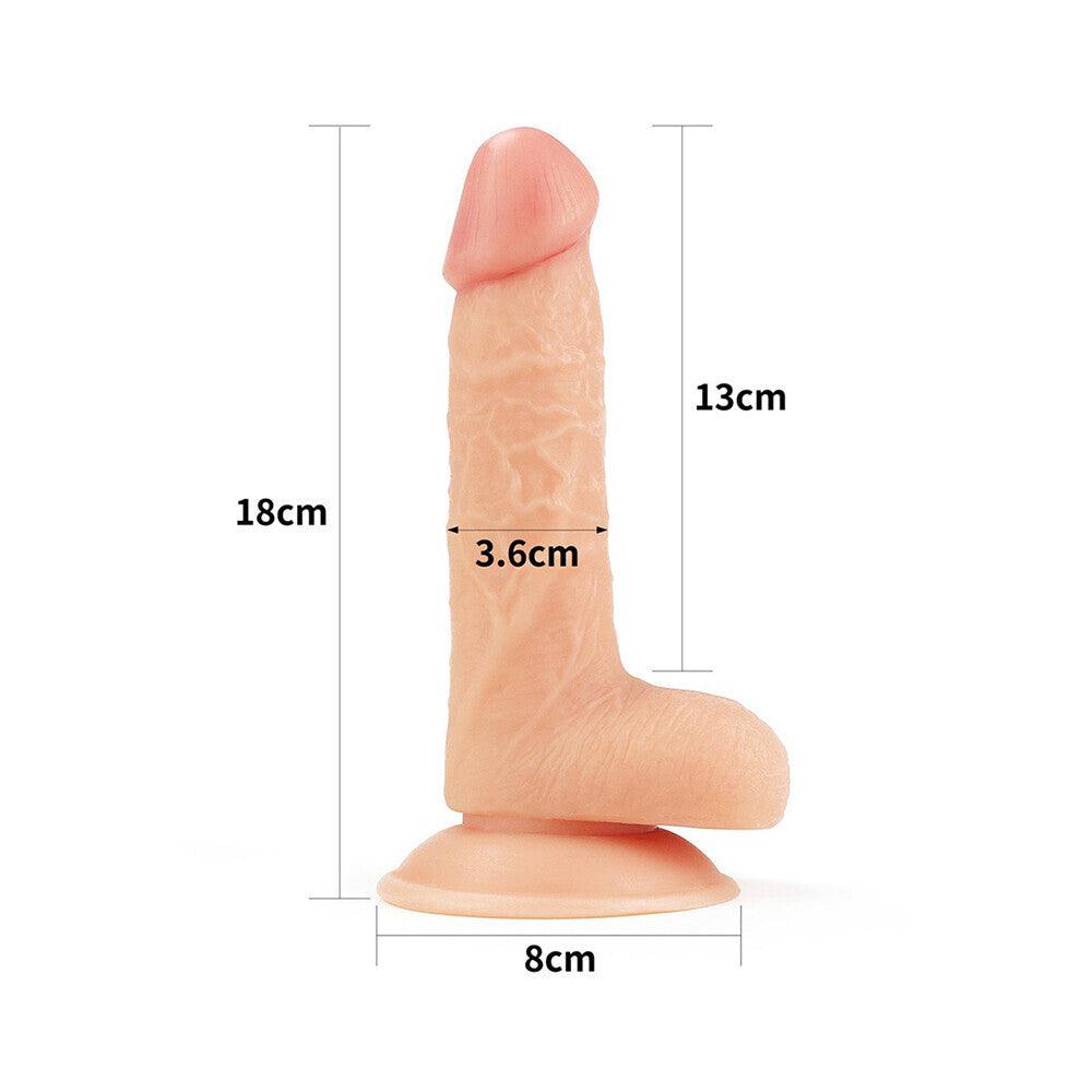 Lovetoy 7 Inch The Ultra Soft Dude Dildo - Rapture Works