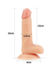 Lovetoy 7 Inch The Ultra Soft Dude Dildo - Rapture Works