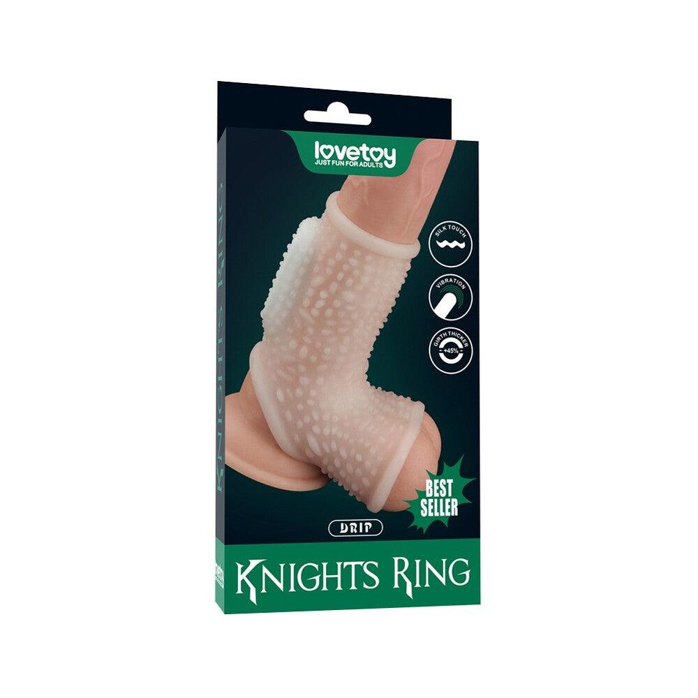 Lovetoy Drip Knights Ring Vibrating Penis Sleeve - Rapture Works