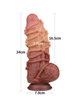 Lovetoy Extreme Dildo With Rope Pattern - Rapture Works