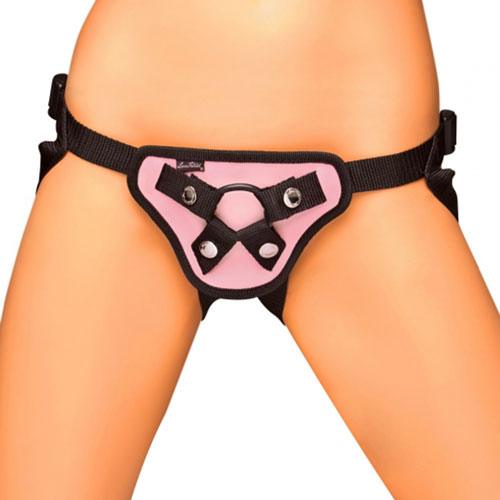 Lux Fetish Pretty In Pink Strap On Harness - Rapture Works