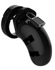 Man Cage 01 Male 3.5 Inch Black Chastity Cage - Rapture Works