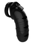 Man Cage 05 Male 5.5 Inch Black Chastity Cage - Rapture Works
