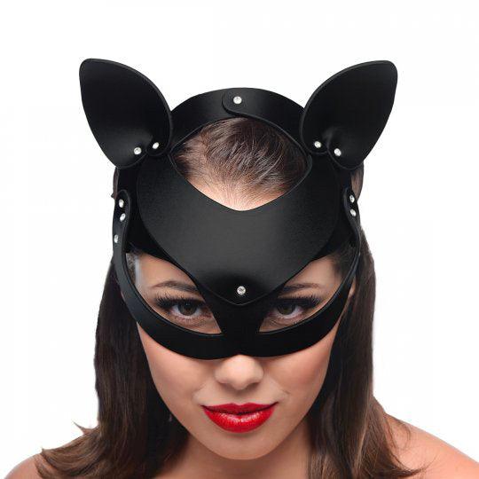 Master Series Bad Kitten Leather Cat Mask - Rapture Works
