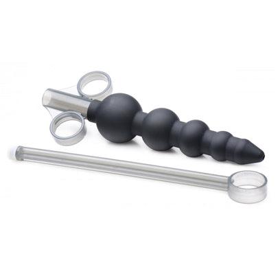 Master Series Silicone Graduated Beads Lube Launcher - Rapture Works