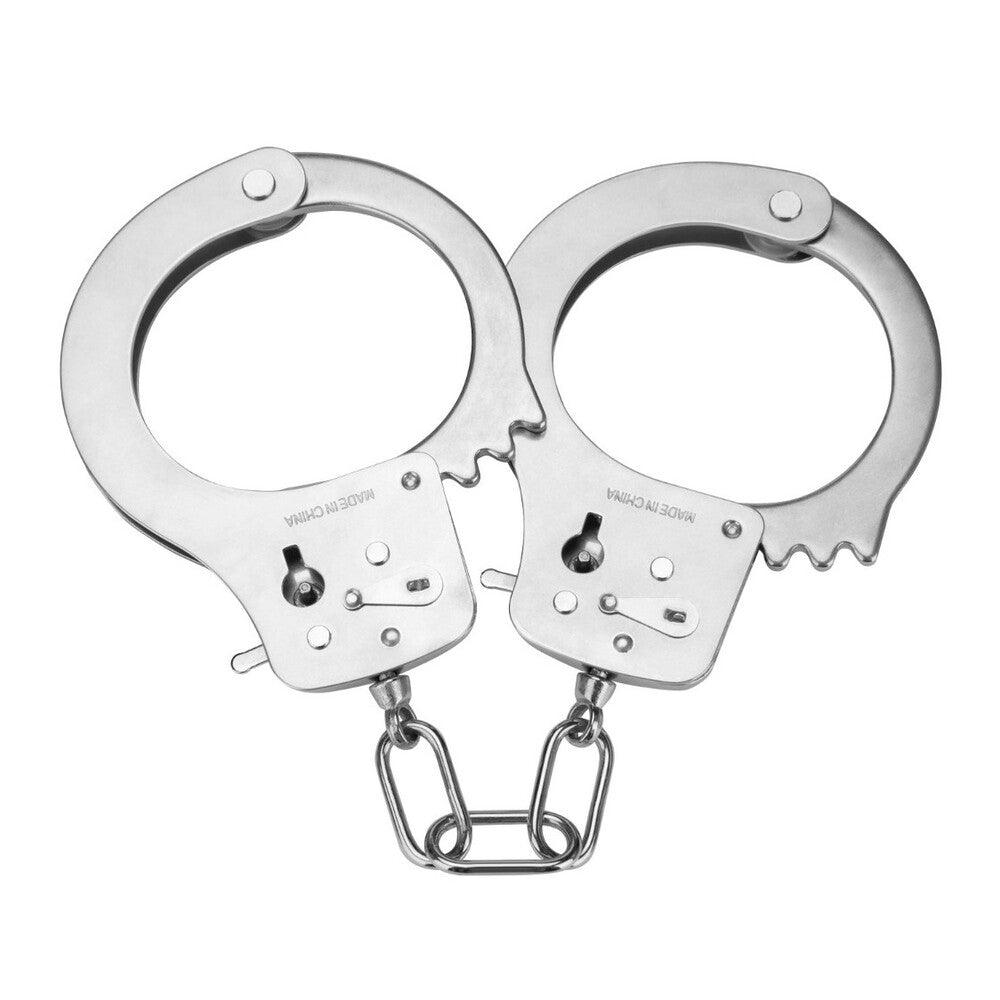 Me You Us Premium Heavy Duty Metal Bondage Handcuffs - Rapture Works