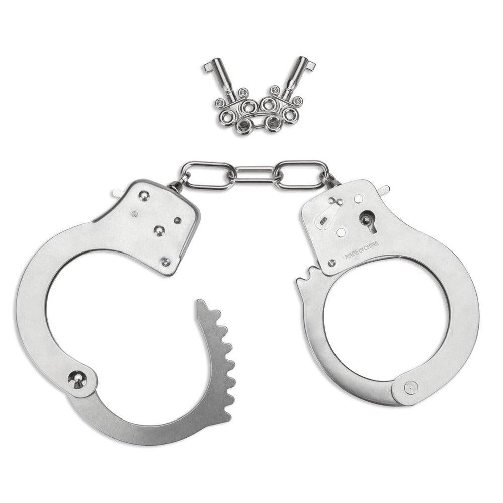 Me You Us Premium Heavy Duty Metal Bondage Handcuffs - Rapture Works