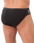 Mens Animal Print Briefs With Zipper - Rapture Works