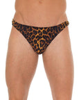 Mens Leopard Print G-String - Rapture Works