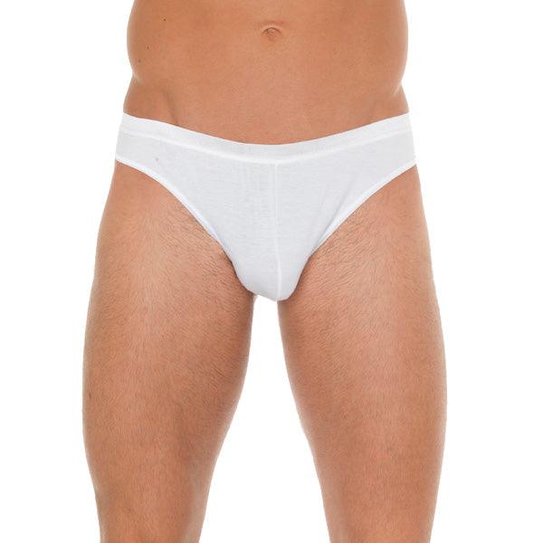 Mens White Cotton G-String - Rapture Works