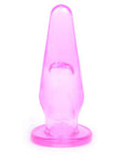 Mini Butt Plug With Finger Hole Pink - Rapture Works