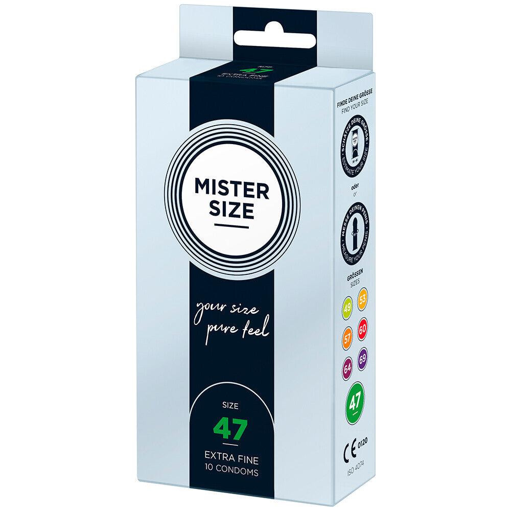 Mister Size 47mm Your Size Pure Feel Condoms 10 Pack - Rapture Works