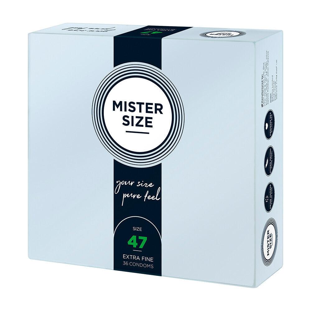 Mister Size 47mm Your Size Pure Feel Condoms 36 Pack - Rapture Works