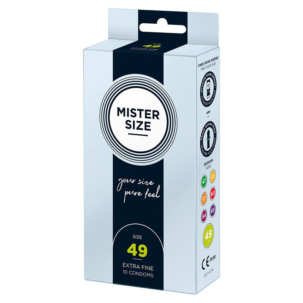 Mister Size 49mm Your Size Pure Feel Condoms 10 Pack - Rapture Works